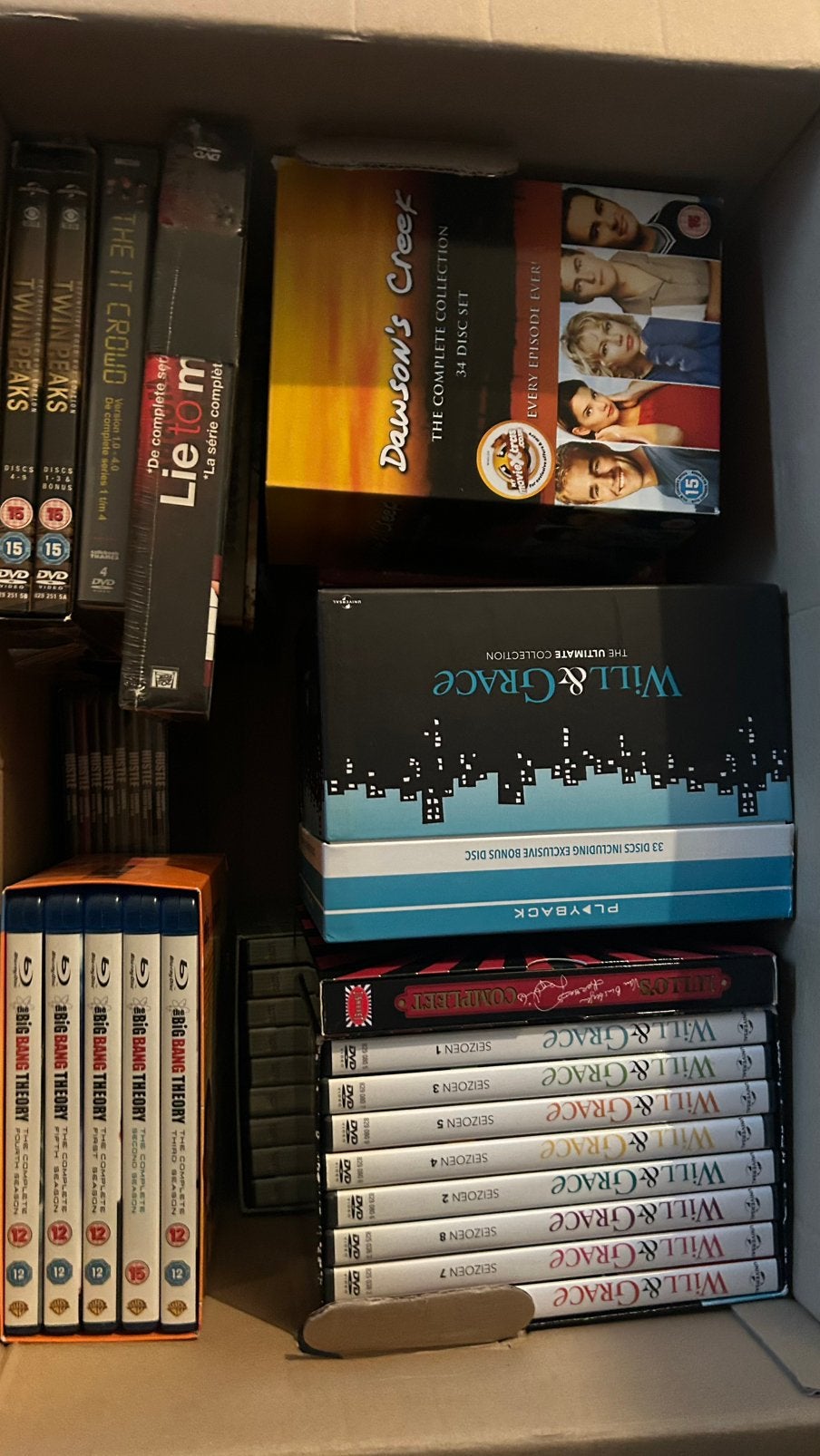 Mega partij (375 boxen) dvd series, Alle leeftijden, Ophalen of Verzenden, Zo goed als nieuw