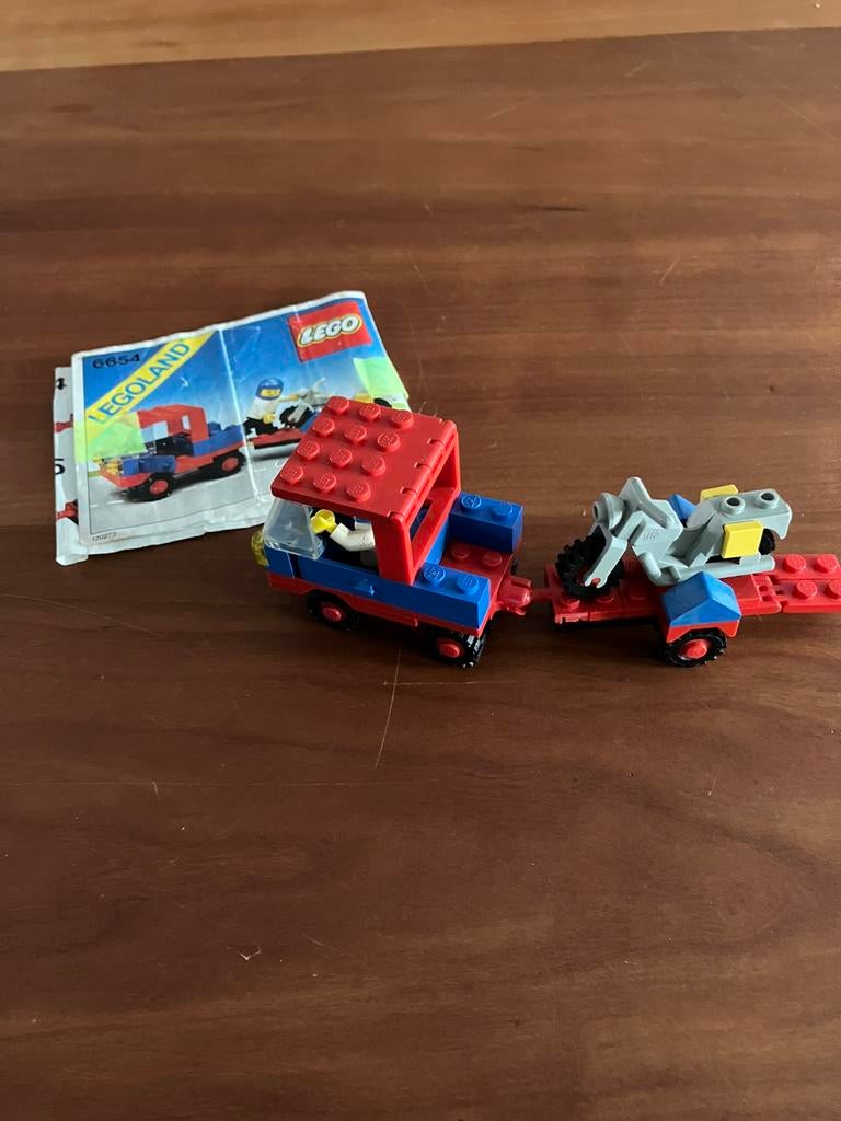 Lego set 1970 - 1980. Rood blauw, Ophalen of Verzenden, Gebruikt