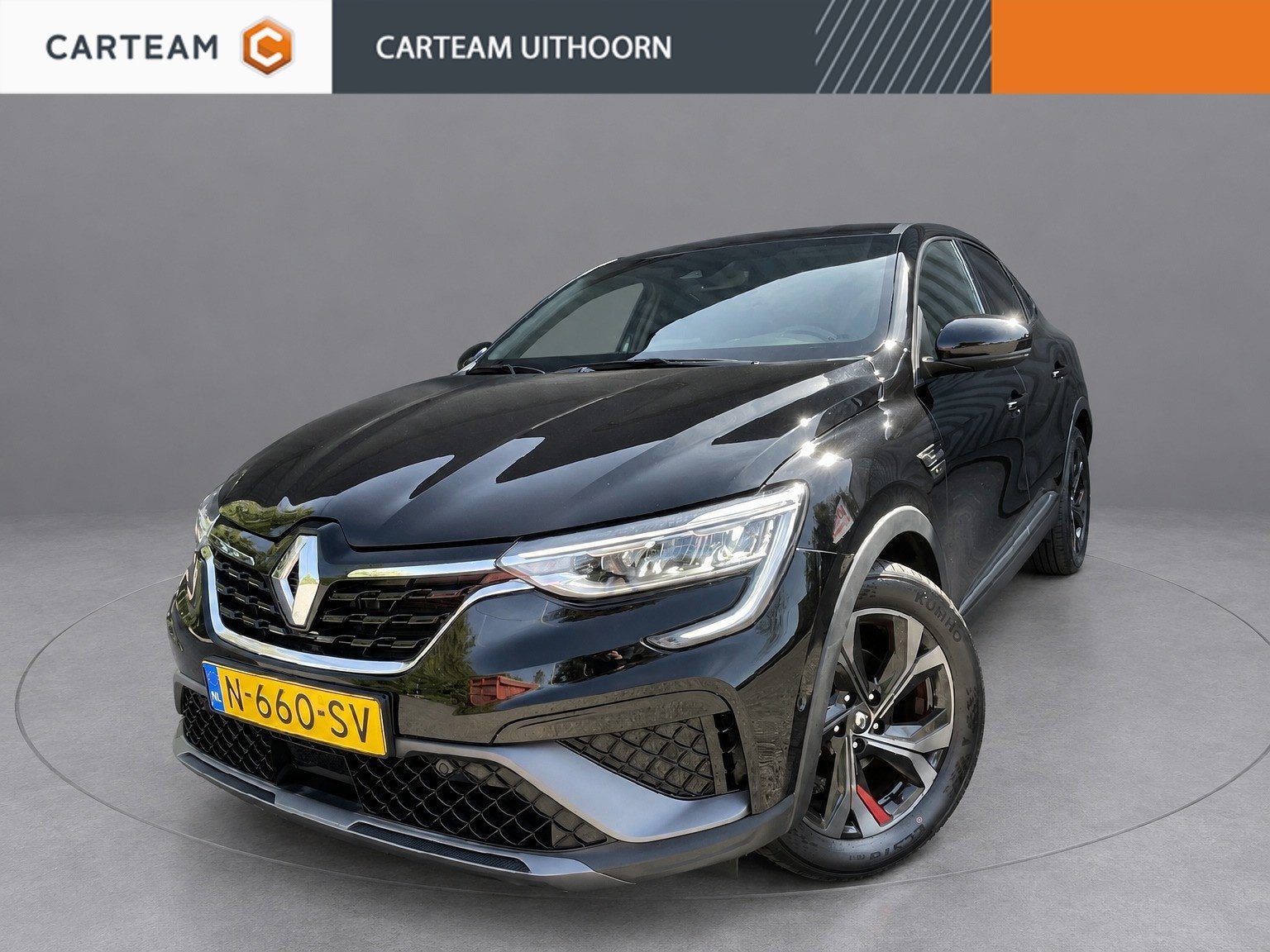 Renault Arkana 1.6 E-Tech Hybrid 145 R.S. Line, Full Options, Auto's, Gebruikt, 4 cilinders, Met garantie (alle), Zwart