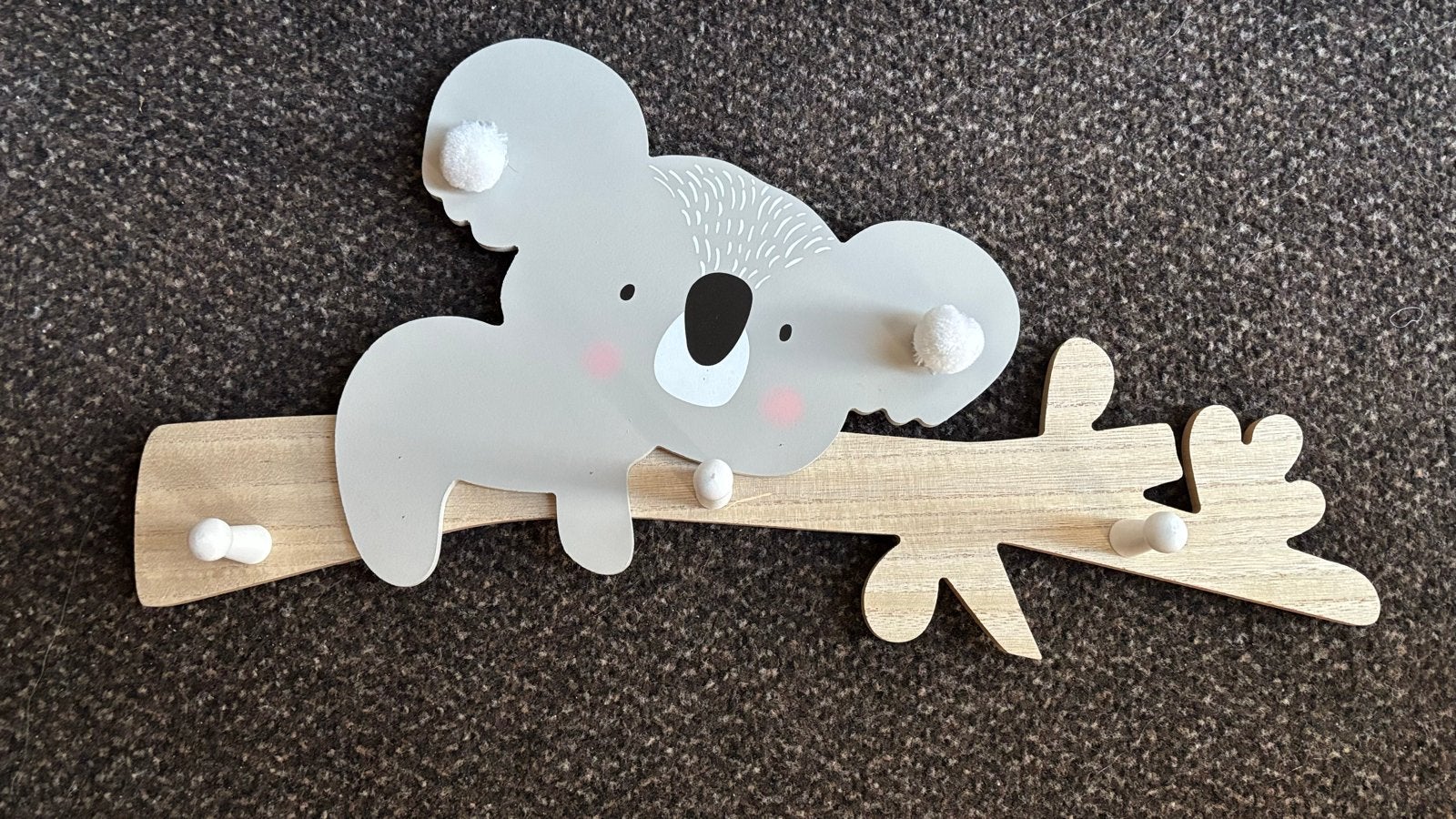 Leuke koala kapstok voor de kinderkamer, Huis en Inrichting, Ophalen of Verzenden, Zo goed als nieuw, Minder dan 100 cm, Kinderkapstok