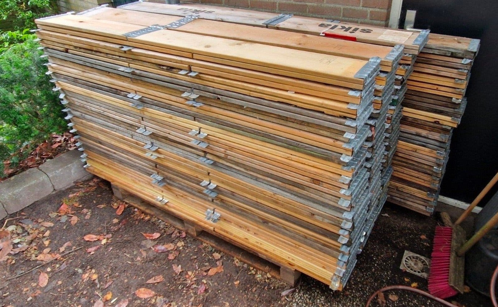 palletranden / palletranden 120x80x20cm los te koop, Ophalen, Zo goed als nieuw