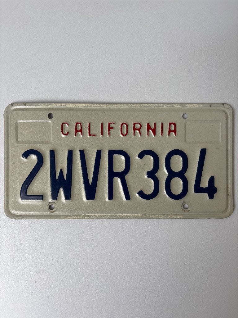 Nummerplaat uit Californië origineel, Verzamelen, Ophalen of Verzenden, Gebruikt, Auto's