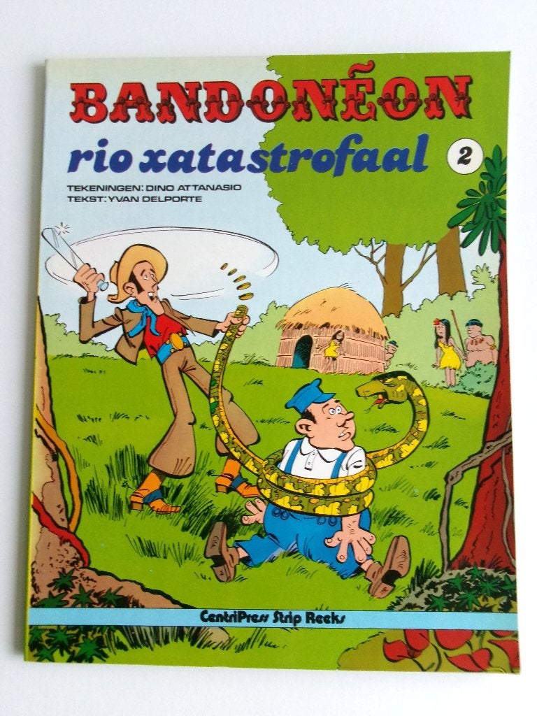 Stripboek - Bandonéon NR. 2 Rio Xatastrofaal, Gelezen, Eén stripboek, Ophalen of Verzenden, Yvan Delporte