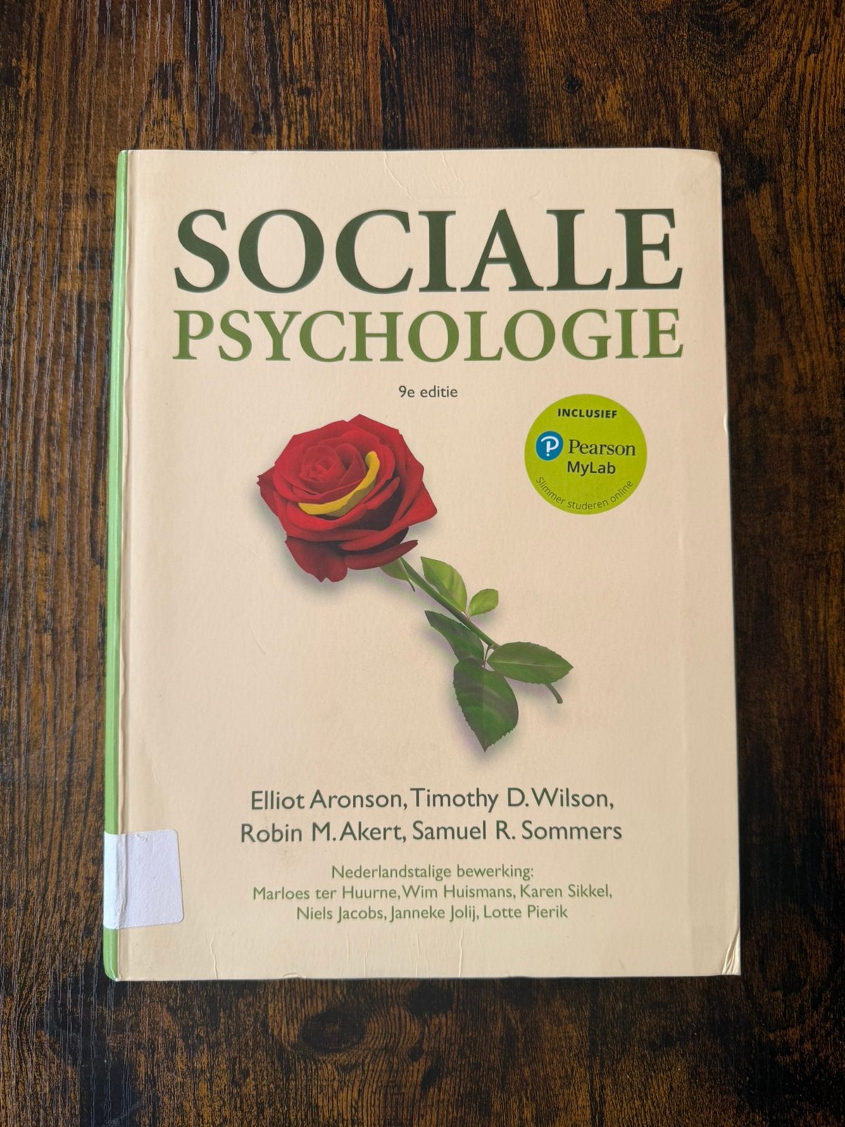 Sociale psychologie – 9e editie, Boeken, Ophalen of Verzenden, Zo goed als nieuw, Overige niveaus