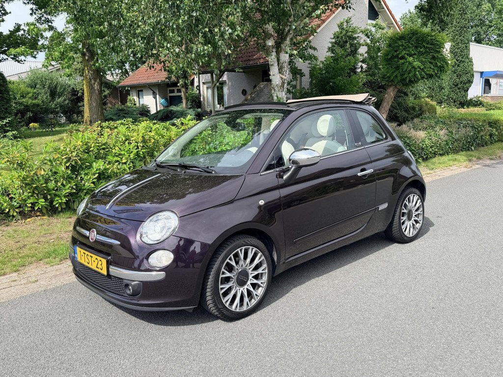 Fiat 500 C 0.9 TwinAir 86PK Cabrio•Automaat•Leder, Euro 5, 86 pk, Gebruikt, 31 €/maand