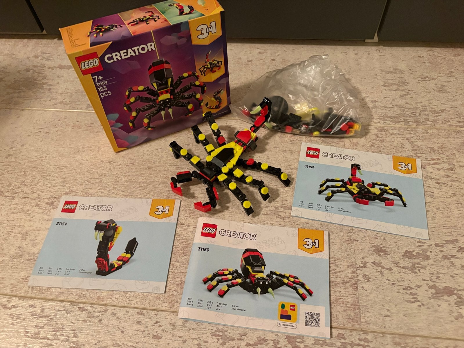 LEGO Creator 31159 Griezelige Spin 3-in-1 set, Ophalen, Zo goed als nieuw