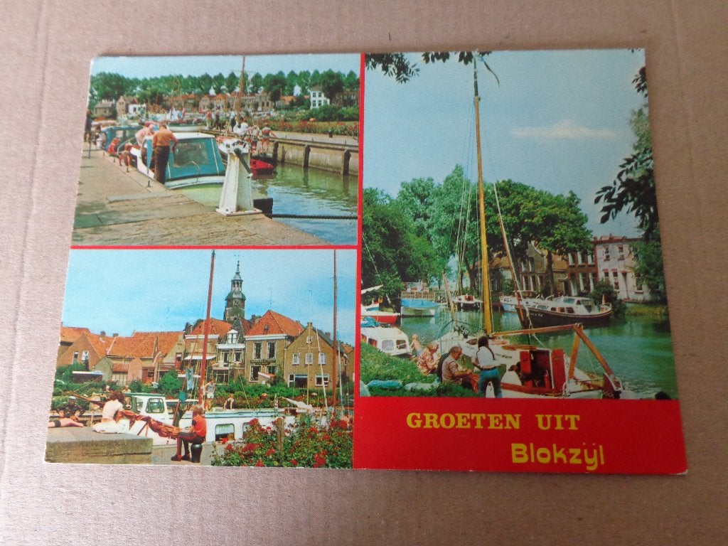 Groeten uit Blokzijl, Ophalen of Verzenden, Gelopen, Overijssel