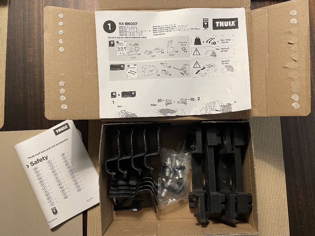 Thule bevestigingskit 186007 BWM 3 Serie, Ophalen of Verzenden, Gebruikt