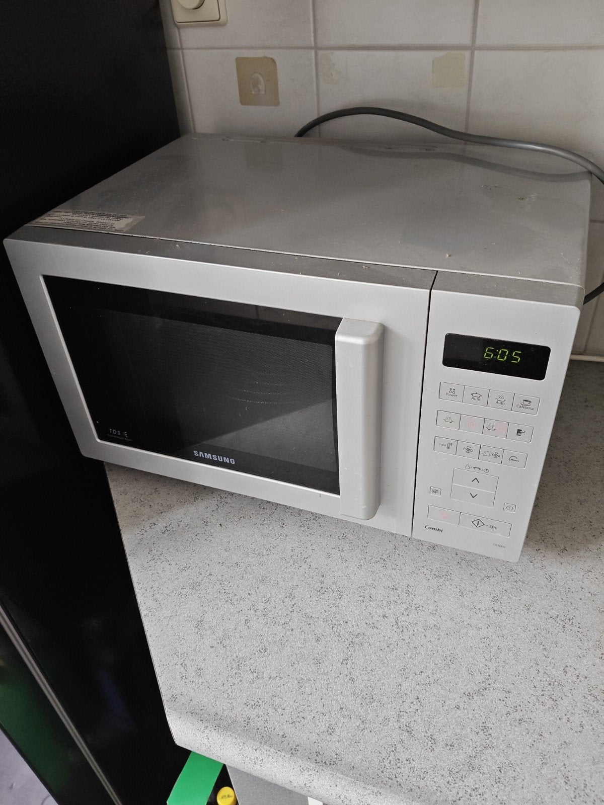 Samsung Combimagnetron - Zilver - Gebruikt, Ophalen, Combimagnetron, Gebruikt, Hete lucht