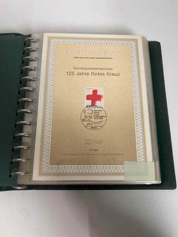 Duitse postzegelverzameling – Ersttagsblatt album, Postzegels en Munten, Ophalen of Verzenden, Verzamelalbum