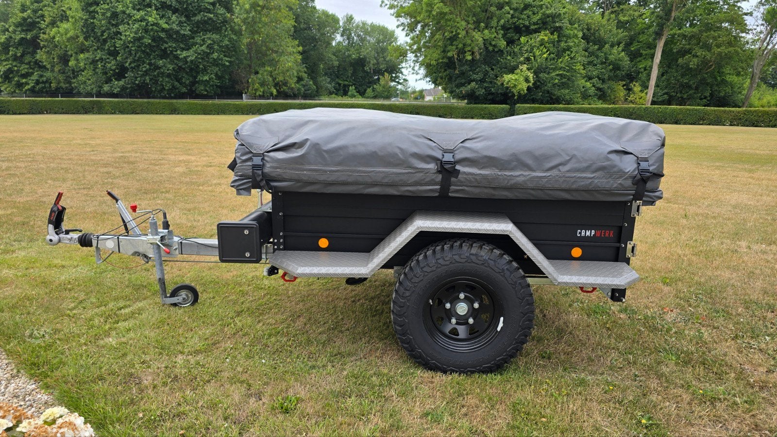 Campwerk offroad Tent Trailer - Compact & Robuust, Ophalen, Campwerk, Aanwezig, Grijs