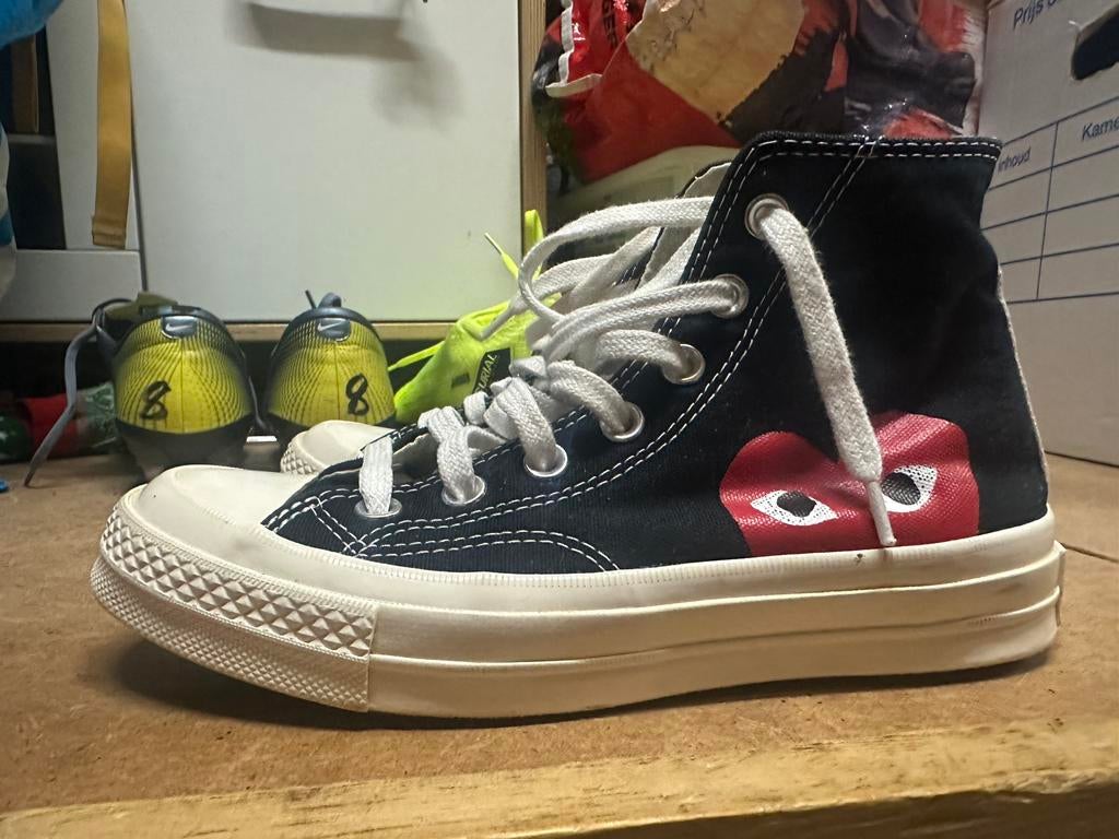 Comme des Garçons all stars chuck taylor sneakers 36,5 zgan, Ophalen of Verzenden, Zo goed als nieuw, Sneakers of Gympen