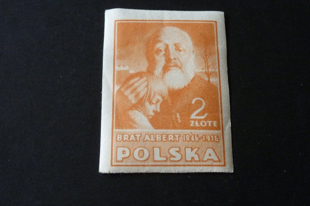 Polen - oude 2 zloty  Brat Albert 1947 ongestempeld (po 73, Ophalen of Verzenden, Polen, Postfris