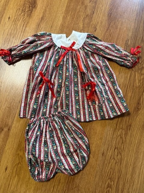 Kerstjurkje en broekje set voor baby's, Ophalen of Verzenden, Zo goed als nieuw, Onbekend, Meisje