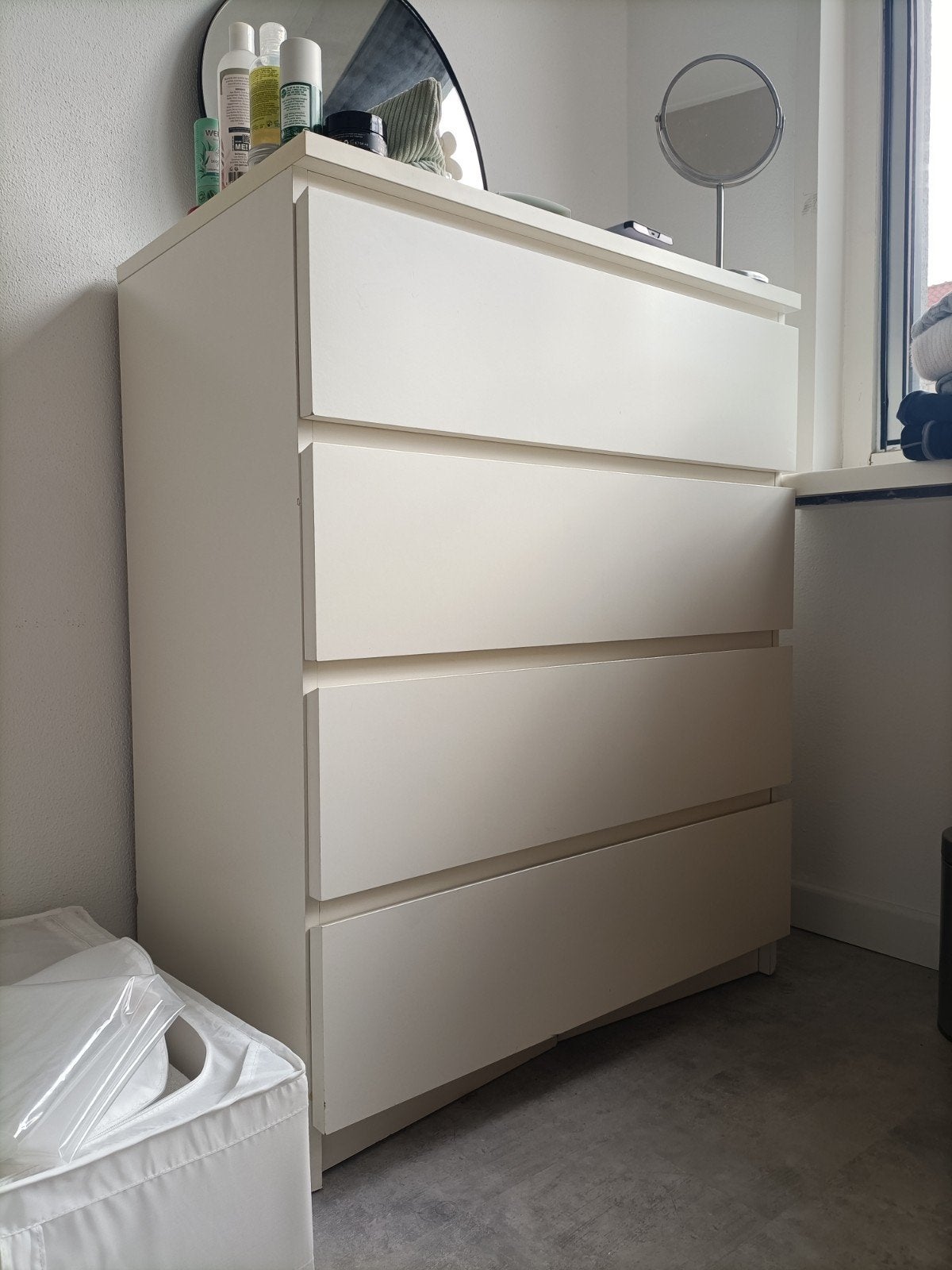 IKEA MALM Ladekast met 4 lades - 100x80.5x48 cm, Ophalen, Gebruikt, 5 laden of meer, 100 tot 150 cm