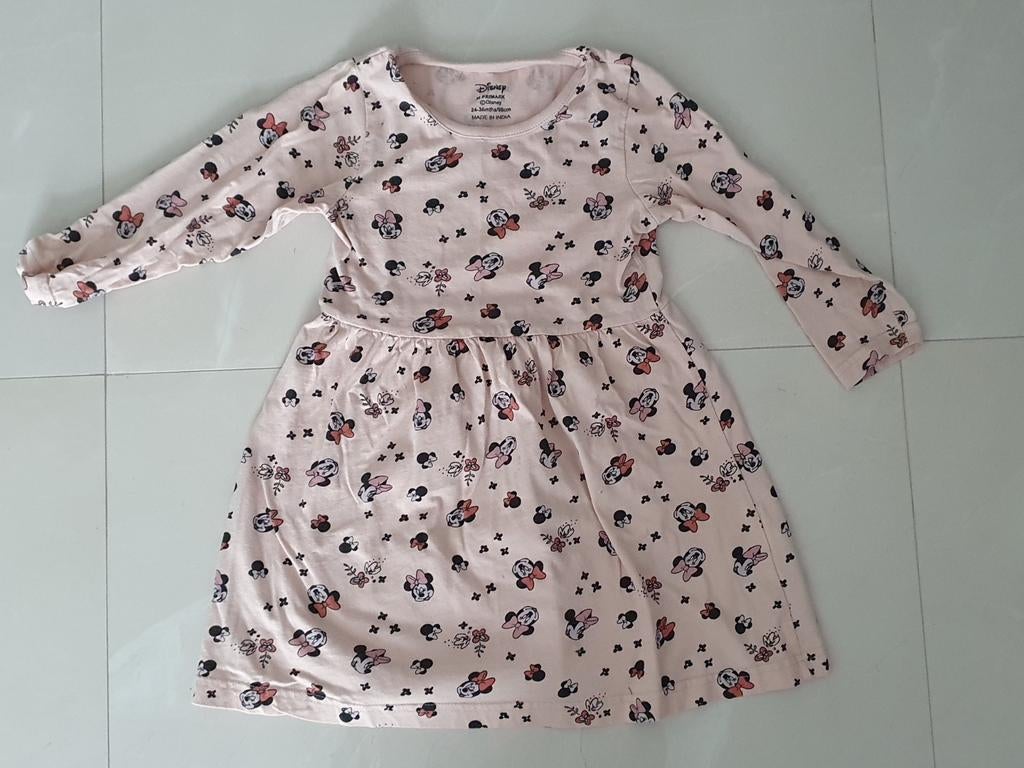 Minnie Mouse jurk Primark 24-36 maanden/98cm, Ophalen of Verzenden, Zo goed als nieuw, Meisje, Jurk of Rok