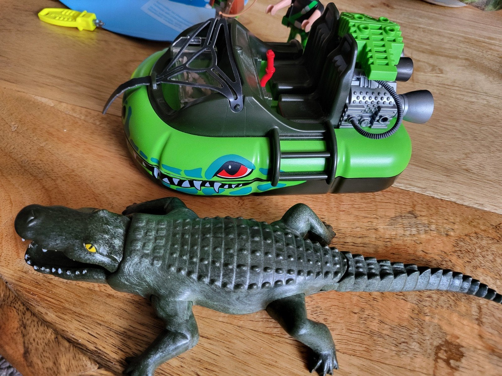 Playmobil Wild Life Krokodiljager met boot en figuren, Kinderen en Baby's, Wild life, Gebruikt, Complete set, Ophalen of Verzenden