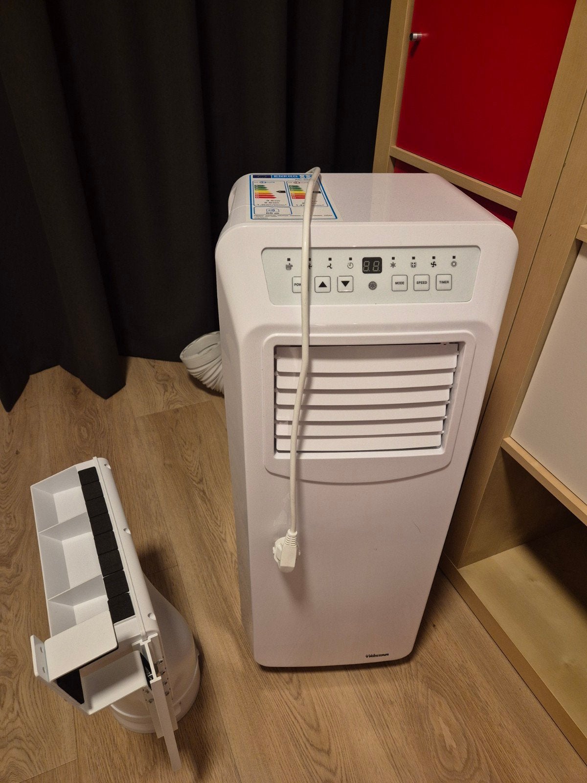 Mobiele airco Tristar AC-5562 incl raamkit, Ophalen, Timer, Koelen en Ontvochtigen, 3 snelheden of meer