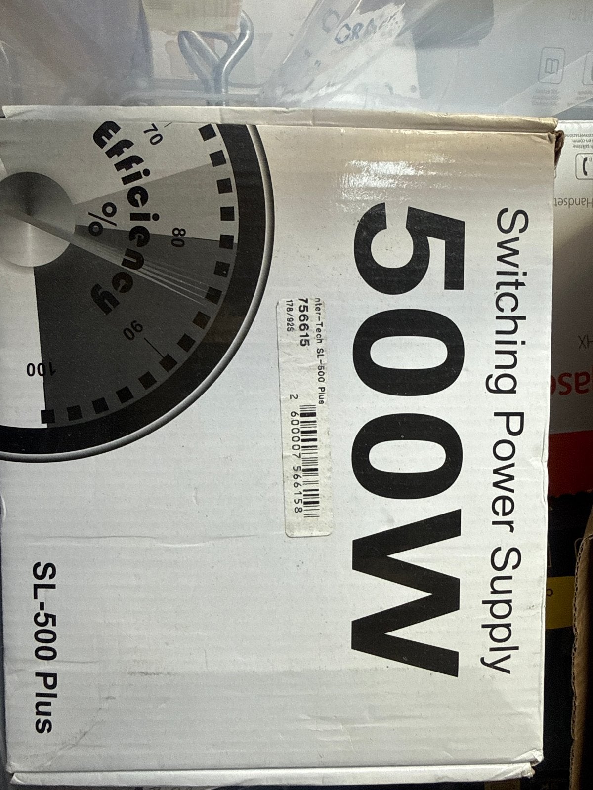 Nieuw-Tech SL-500 Plus 500W Switching Power Supply, Computers en Software, Interne voedingen, Nieuw, Ophalen of Verzenden