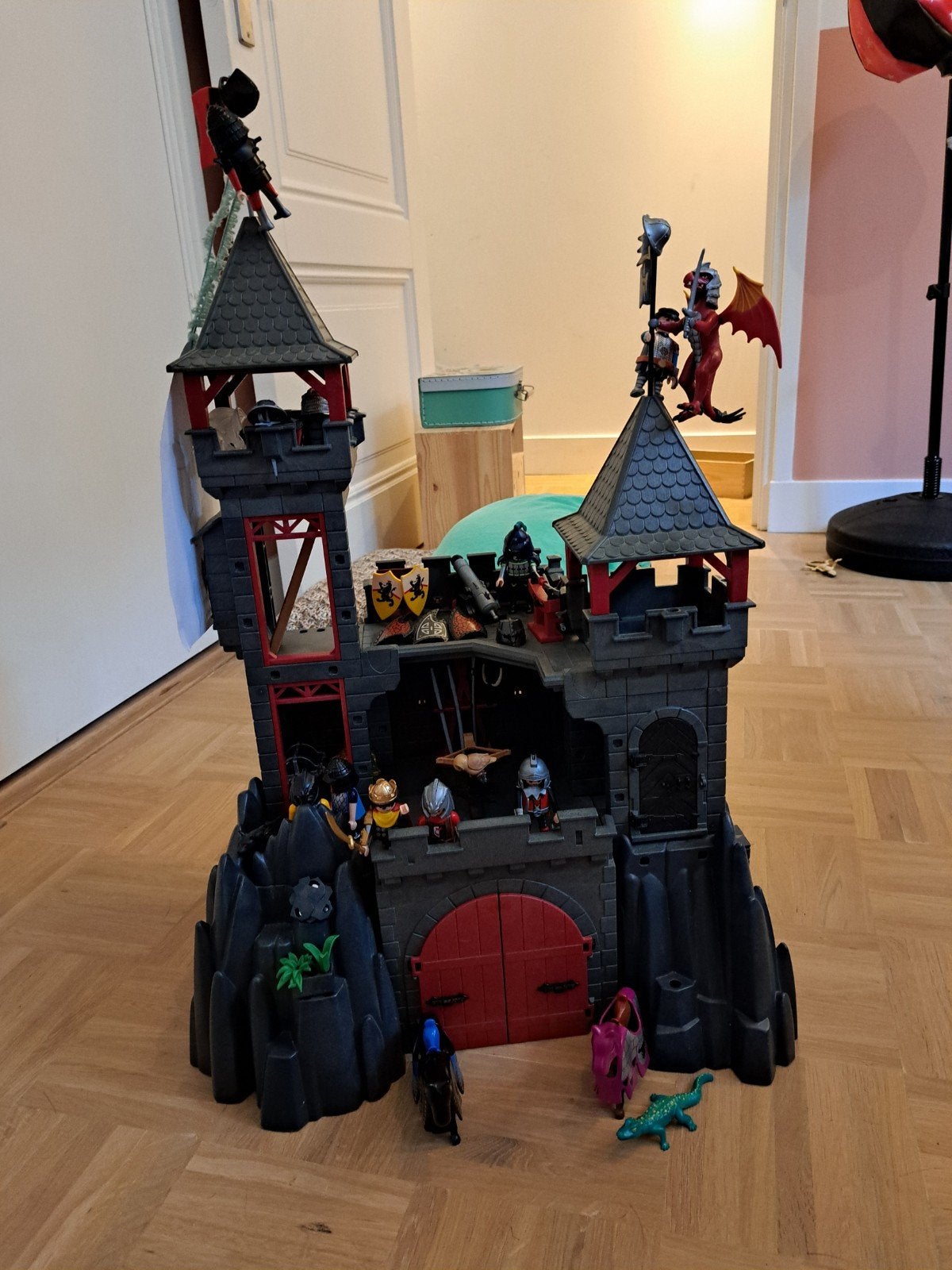 Playmobil Drakenkasteel met extra ridders en draak, Ophalen, Gebruikt, Kasteel/Fort