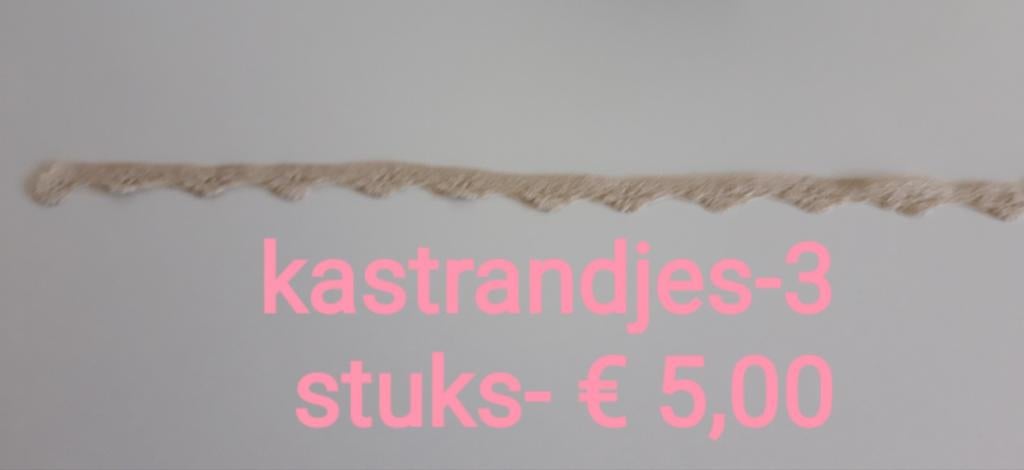 Vintage kastrandjes NU: € 5,00, Ophalen of Verzenden, Zo goed als nieuw, Haken, Patroon of Boek