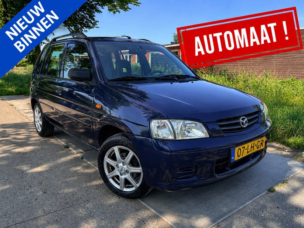 Mazda Demio 1.5 Automaat | Exclusive | APK 2027 | NL Auto, Auto's, Blauw, Origineel Nederlands, Bedrijf, Grijs