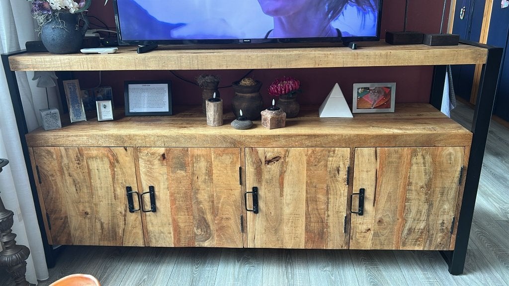 Dressoir/tvkast Britt, Ophalen, 150 tot 200 cm, Zo goed als nieuw, Industrieel