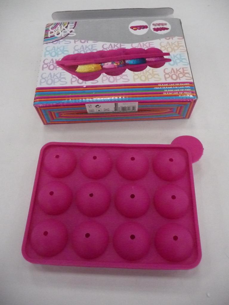 siliconen cake pop form voor 12 cake cups, Ophalen of Verzenden, Gebruikt, Cupcakes, Bakvorm