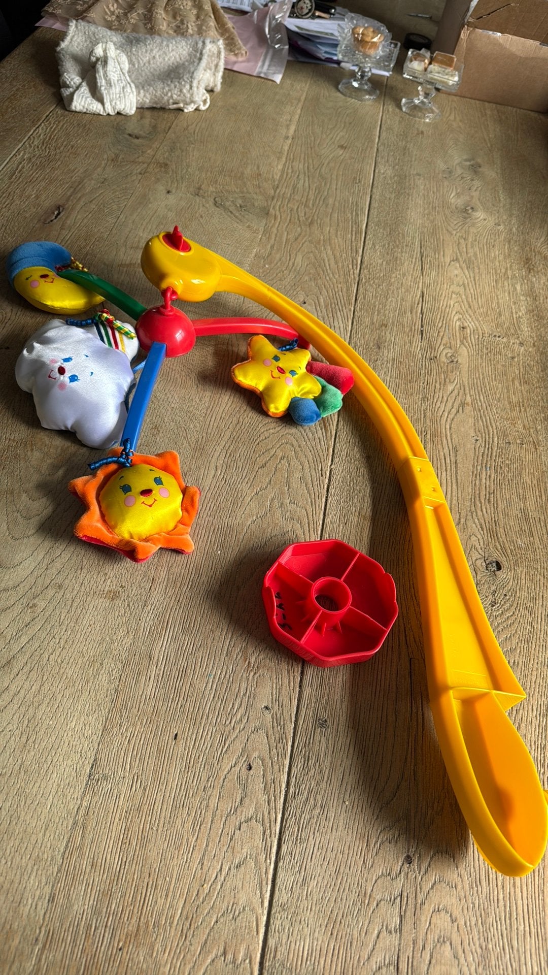 Vintage muziekmobiel van Fisher-Price, Ophalen of Verzenden, Gebruikt, Mobiel