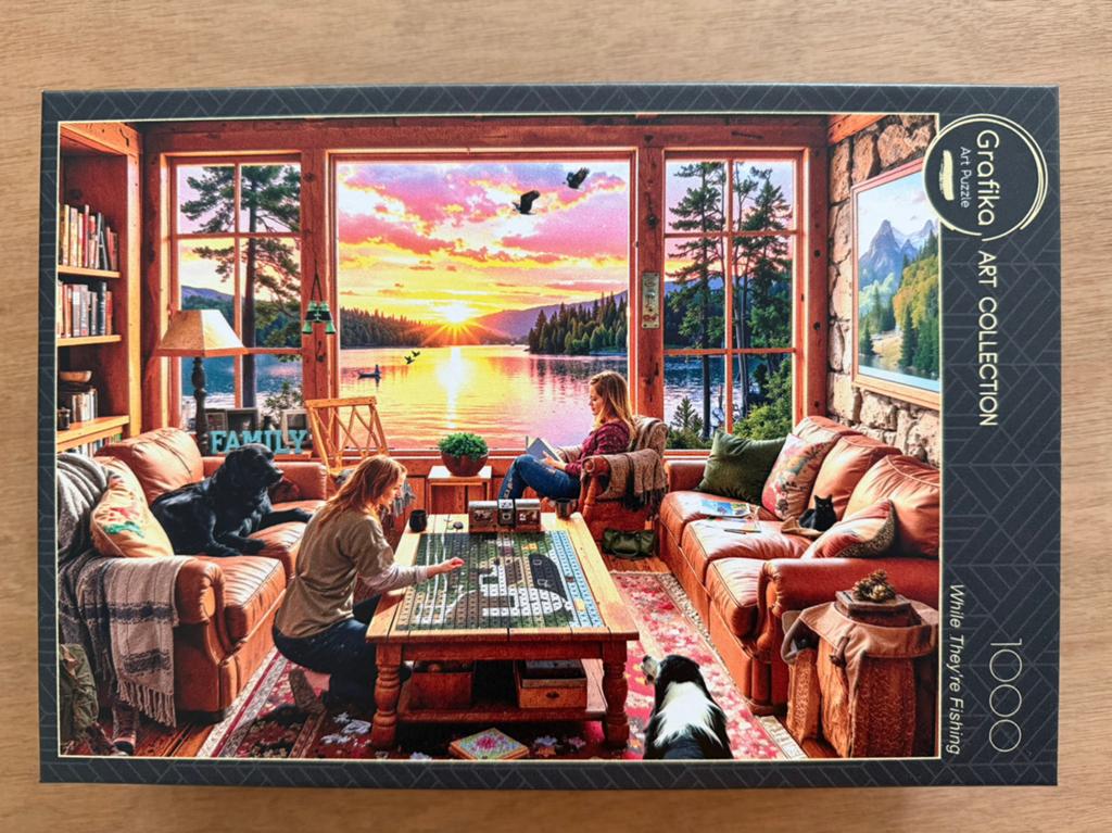 Legpuzzel Grafika While They’re Fishing 1000 stukjes, Ophalen of Verzenden, 500 t/m 1500 stukjes, Zo goed als nieuw