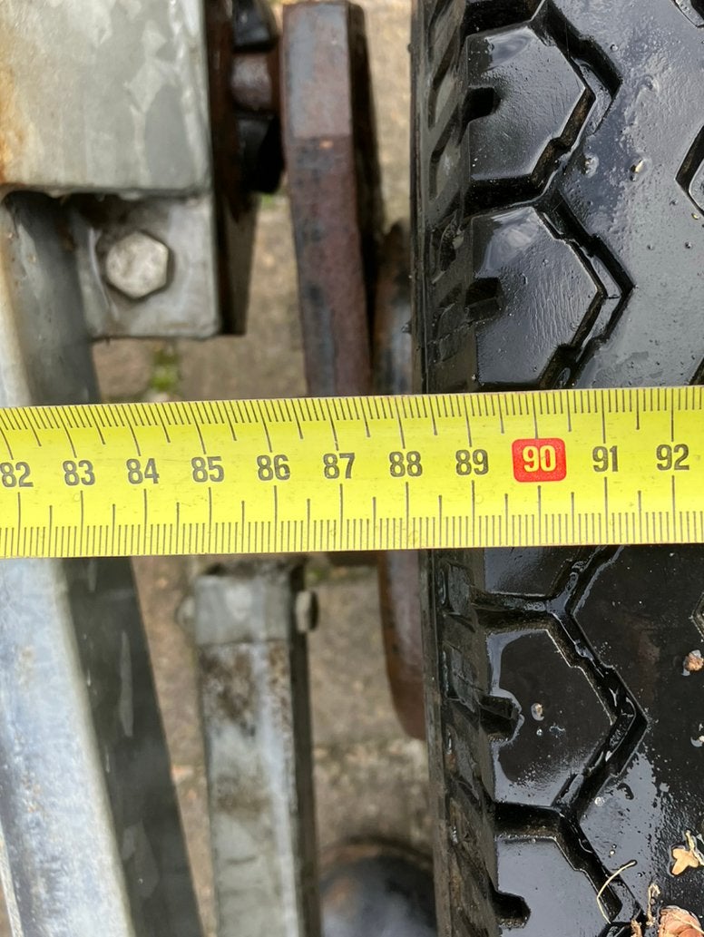 gegalvaniseerd geremd aanhanger onderstel met ALKO as, Ophalen, Gebruikt