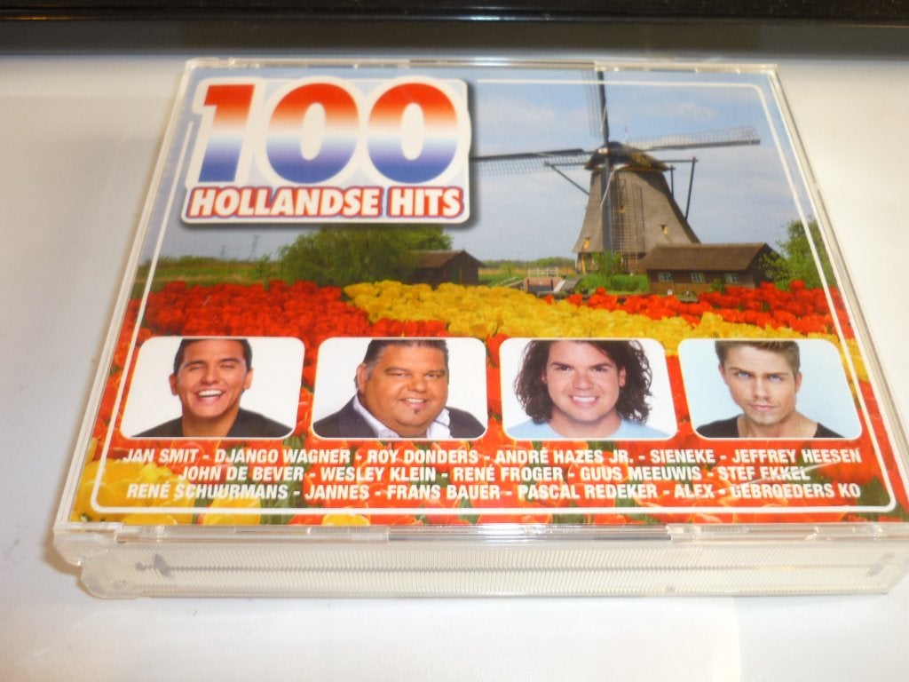 100 Hollandse hits de cd boxset met 4 cd's, Verzenden, Zo goed als nieuw, Levenslied of Smartlap