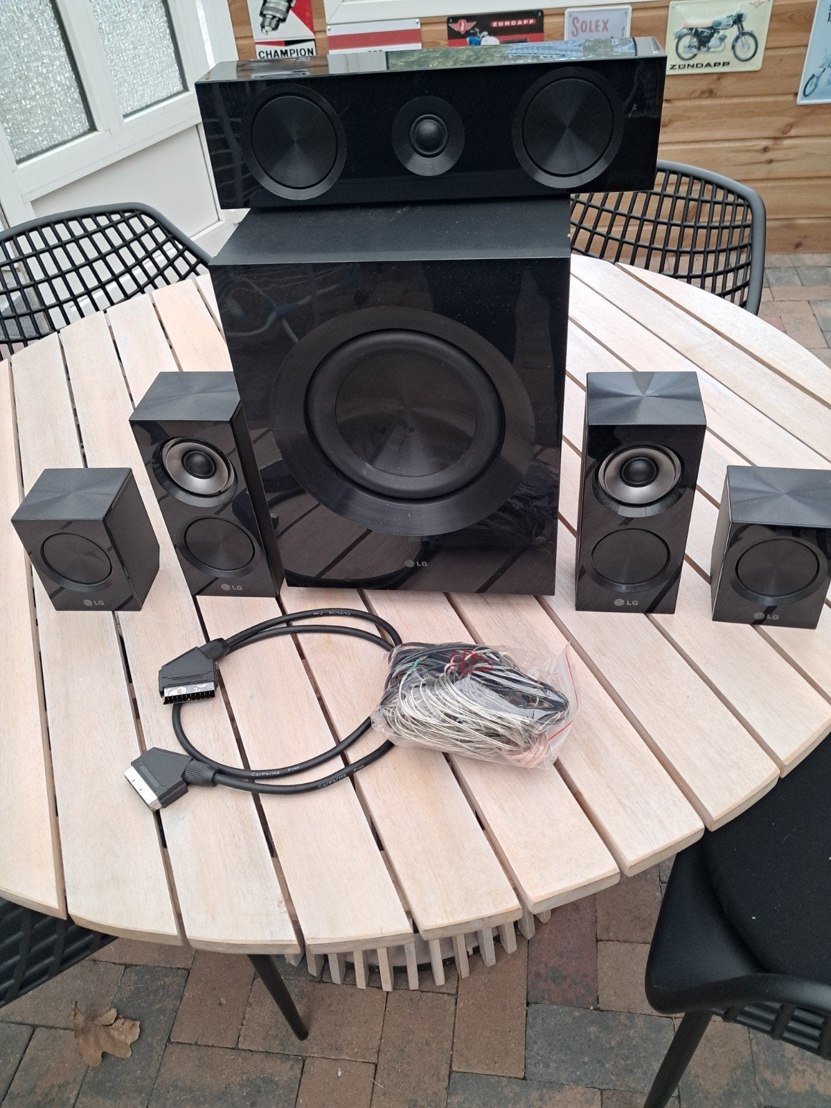 Te koop subwooferset, Ophalen, Subwoofer, Overige merken