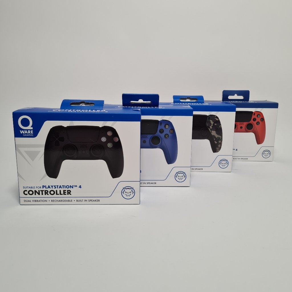 Qware PS4 Controller | Ook voor PS3 en PC | Nieuw, PlayStation 3, Nieuw, Ophalen of Verzenden, Controller