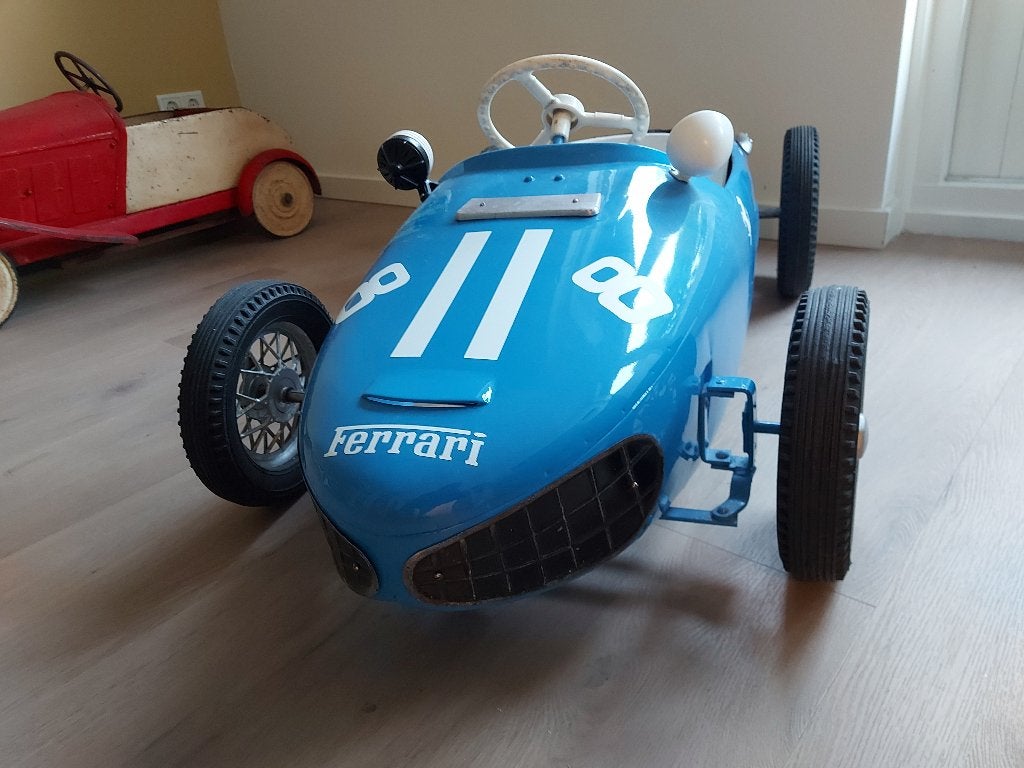 Ferrari Sharknose trapauto baby blauw, Ophalen of Verzenden