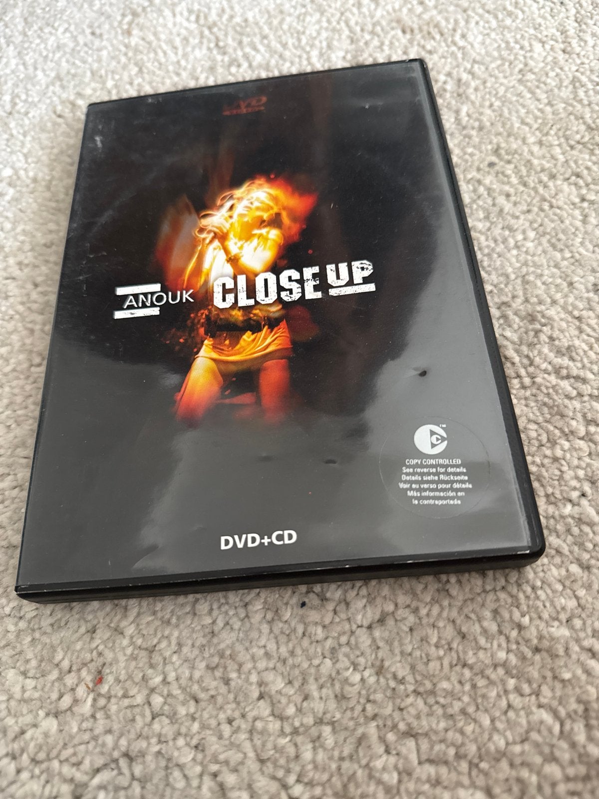 Anouk Close Up DVD+CD - Live Concert Registratie, Alle leeftijden, Ophalen of Verzenden, Gebruikt
