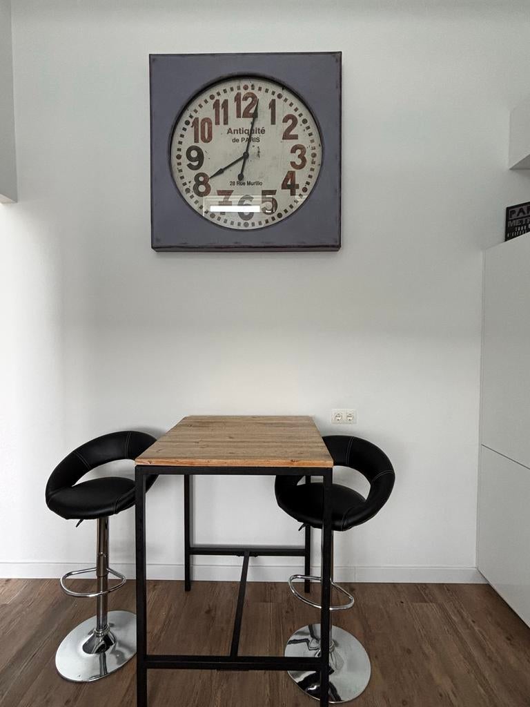 Grote Wandklok Antiek Parijs Stijl, Ophalen, Zo goed als nieuw, Wandklok