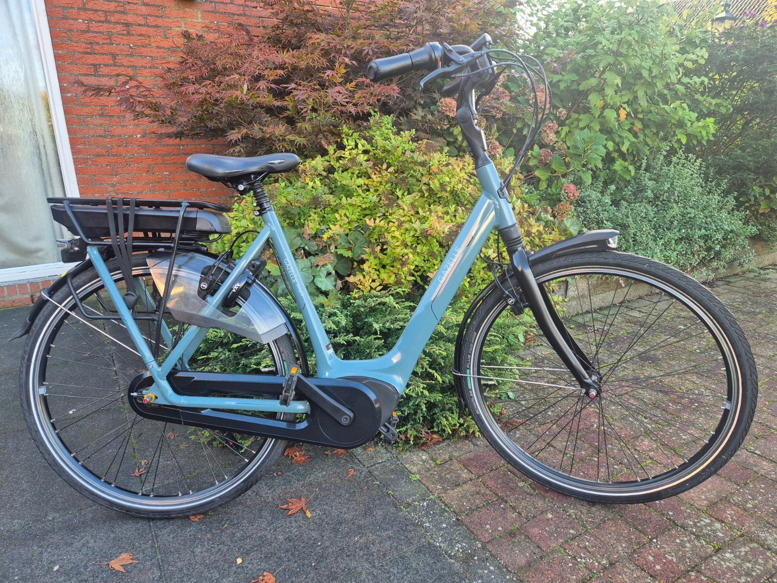 nette Gazelle Orange C8   57cm, Ophalen, Zo goed als nieuw, 50 km per accu of meer, 55 tot 59 cm