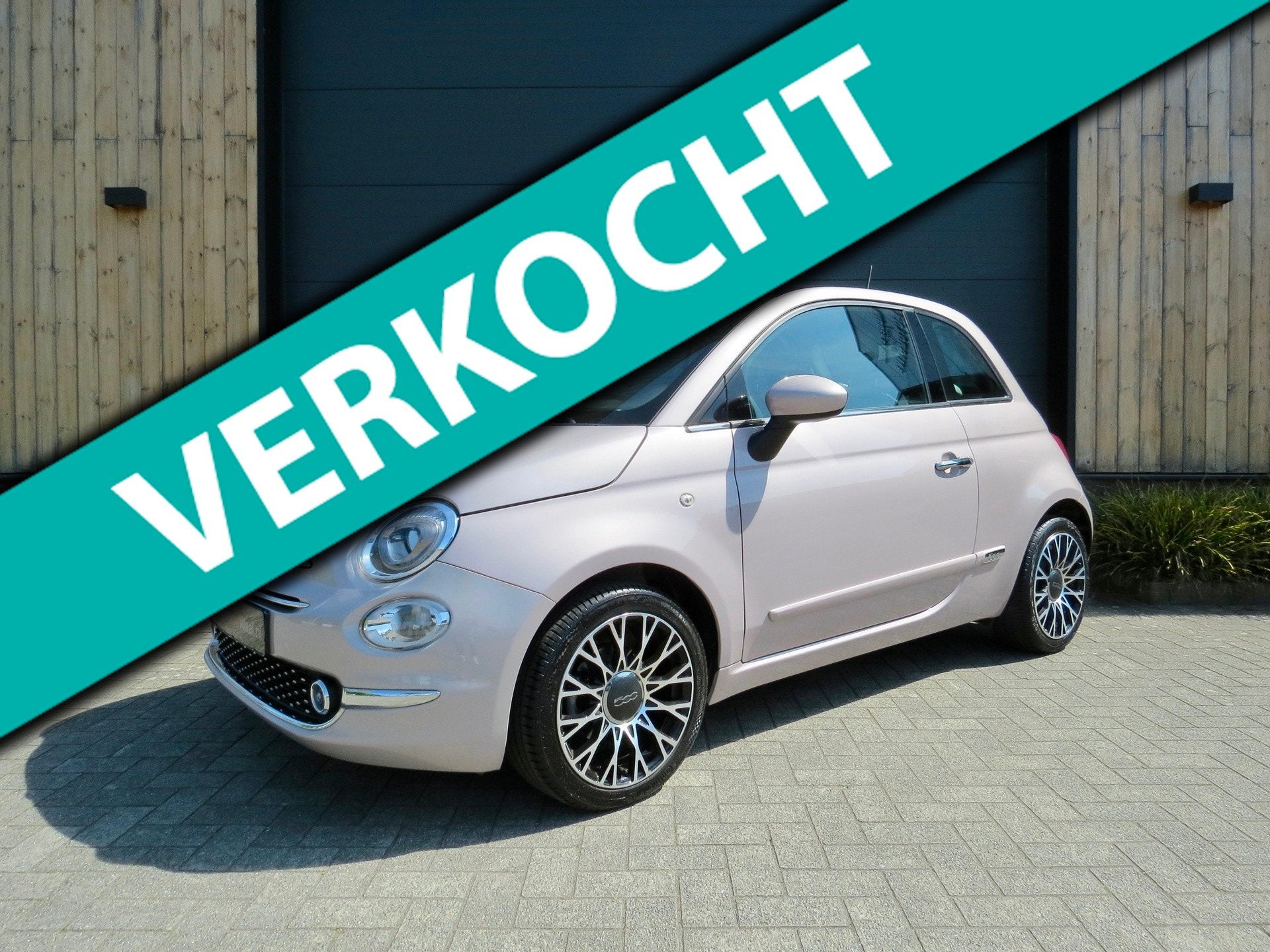Fiat 500 1.0 Hybrid Star *Schuifdak *Carplay *Unieke kleur, Auto's, Fiat, Voorwielaandrijving, Gebruikt, Overige kleuren, 4 stoelen