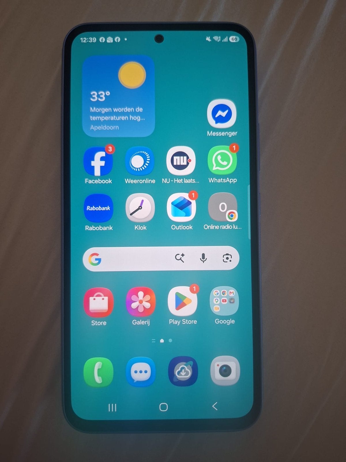 Samsung Galaxy A54 5G 128GB - Zo goed als nieuw, Telecommunicatie, Mobiele telefoons | Samsung, Paars, Touchscreen, Ophalen of Verzenden