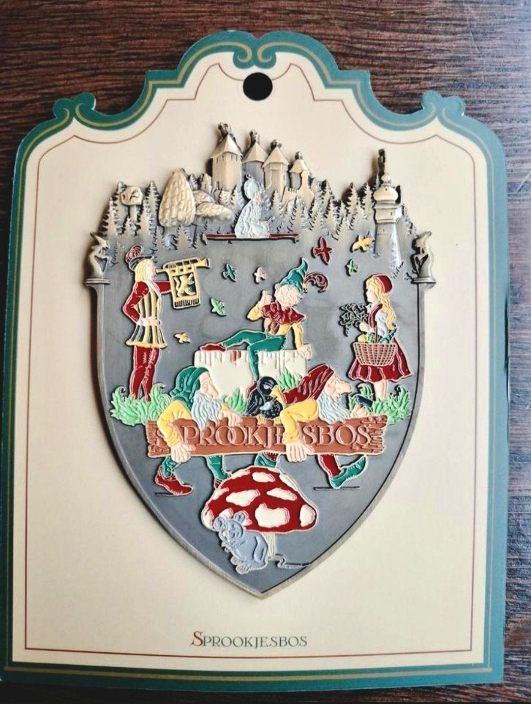 Efteling pin: Sprookjesbos (reuzenpin), Verzenden, Nieuw, Button of Speldje