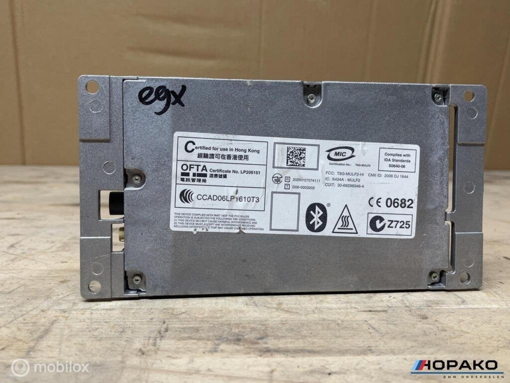 Bluetooth-module BMW 1/3 serie e9x e8x | 8410922974001, Auto-onderdelen, Gebruikt, Einsteinlaan 5 rijswijk, Bmw, Ophalen of Verzenden