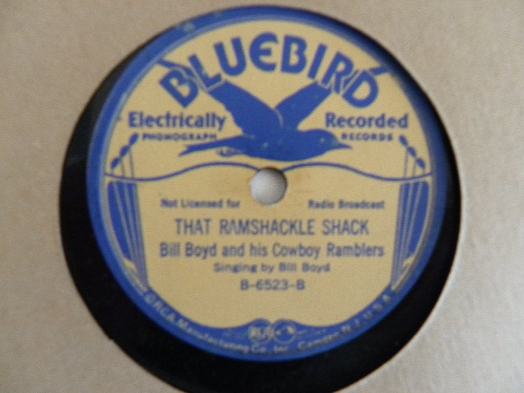78 Toerenplaat Bill Boyd And His Cowboy Ramblers, Gebruikt, 10 inch, Ophalen of Verzenden, Overige typen