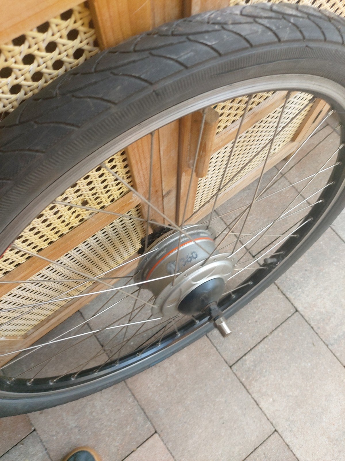 NuVinci N360 Wiel met Band - Gebruikt, Wiel, Gebruikt, Elektrische fiets, Ophalen of Verzenden