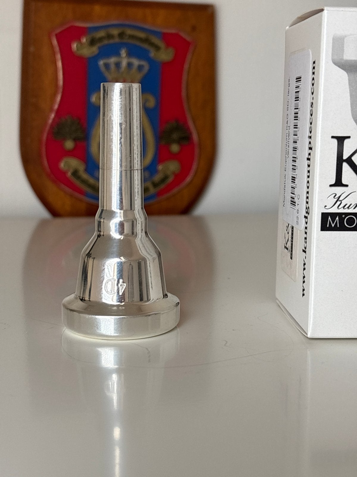 K&G Euphonium Mondstuk 4D - Zo goed als nieuw, Ophalen of Verzenden, Zo goed als nieuw, Euphonium of Tenortuba