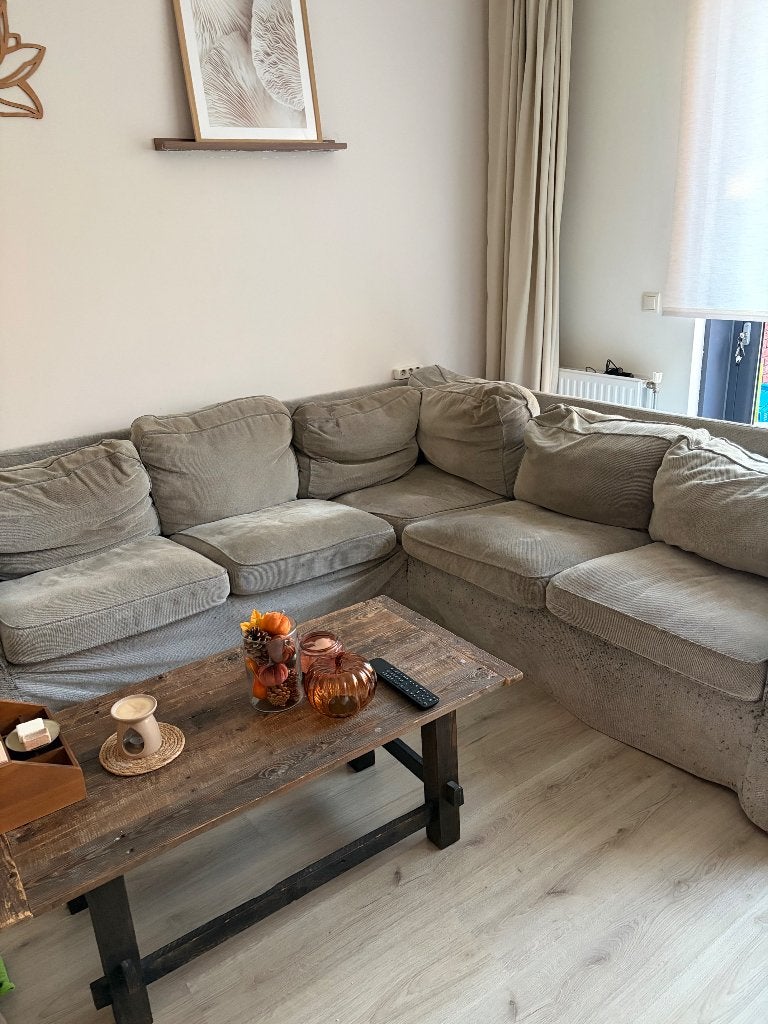 Gratis grote hoekbank ektorp af te halen, Huis en Inrichting, Ophalen, Gebruikt