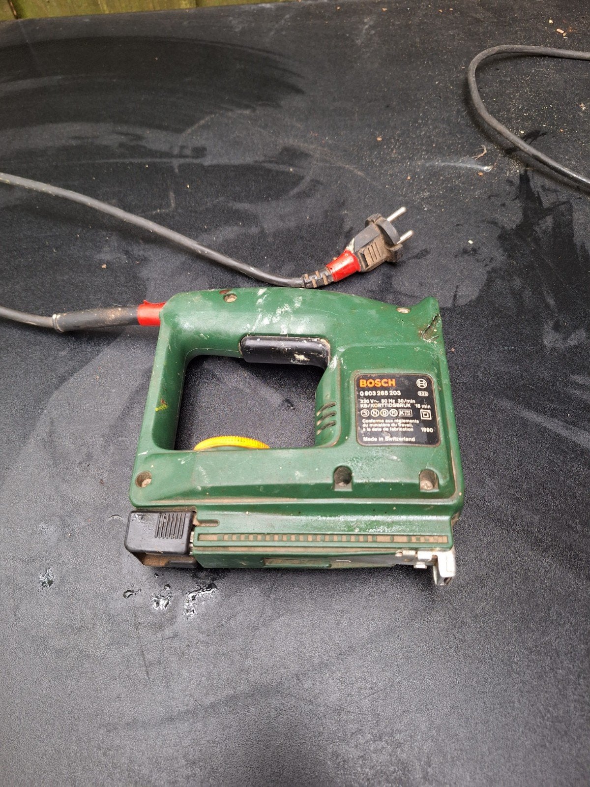 Bosch PTK 14 E tacker - Gebruikt, Ophalen, Gebruikt, Tacker/nietmachine, Bosch