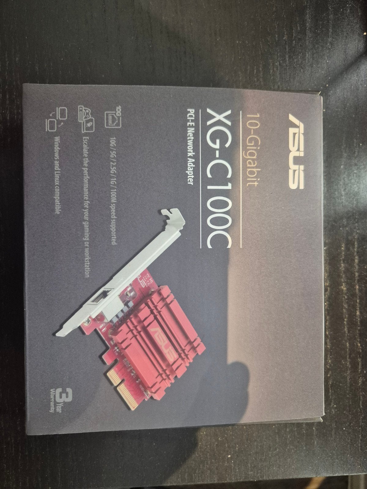 ASUS XG-C100C 10 Gigabit PCI-E Netwerkadapter Nieuw, Ophalen of Verzenden