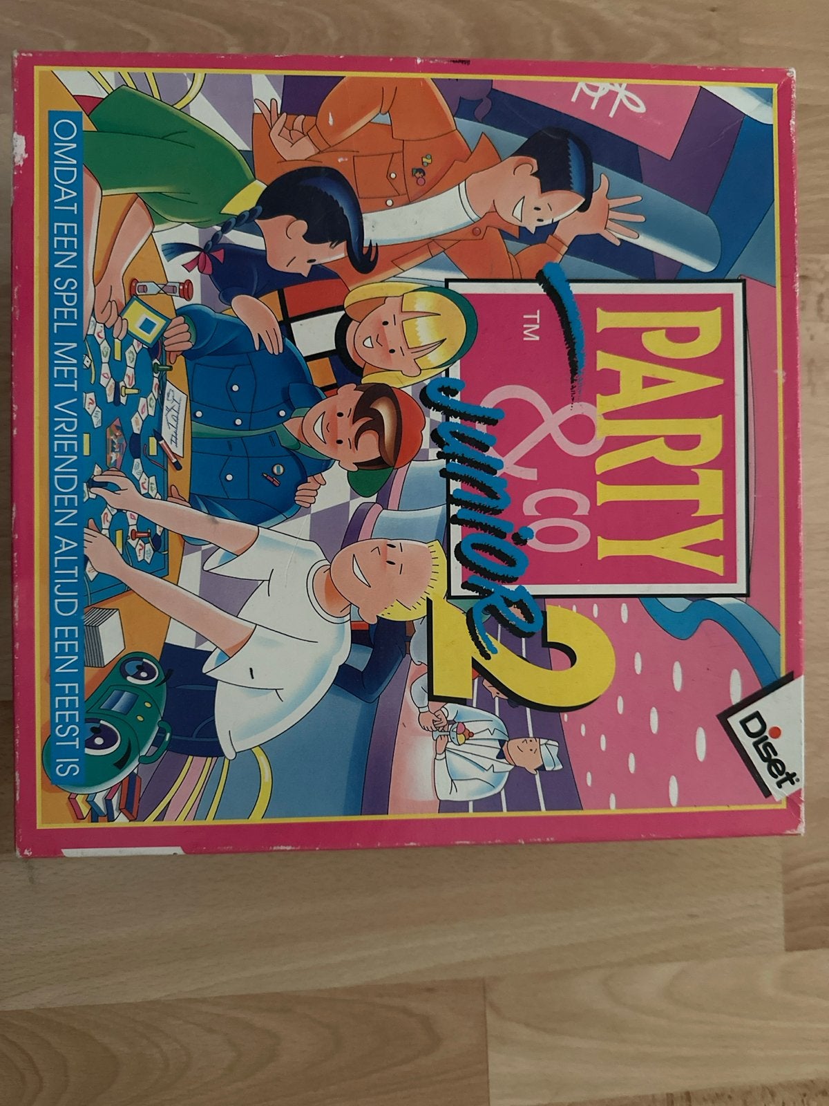 Party & Co Junior 2 Bordspel - Gezellig familiespel, Drie of vier spelers, Ophalen of Verzenden, Gebruikt