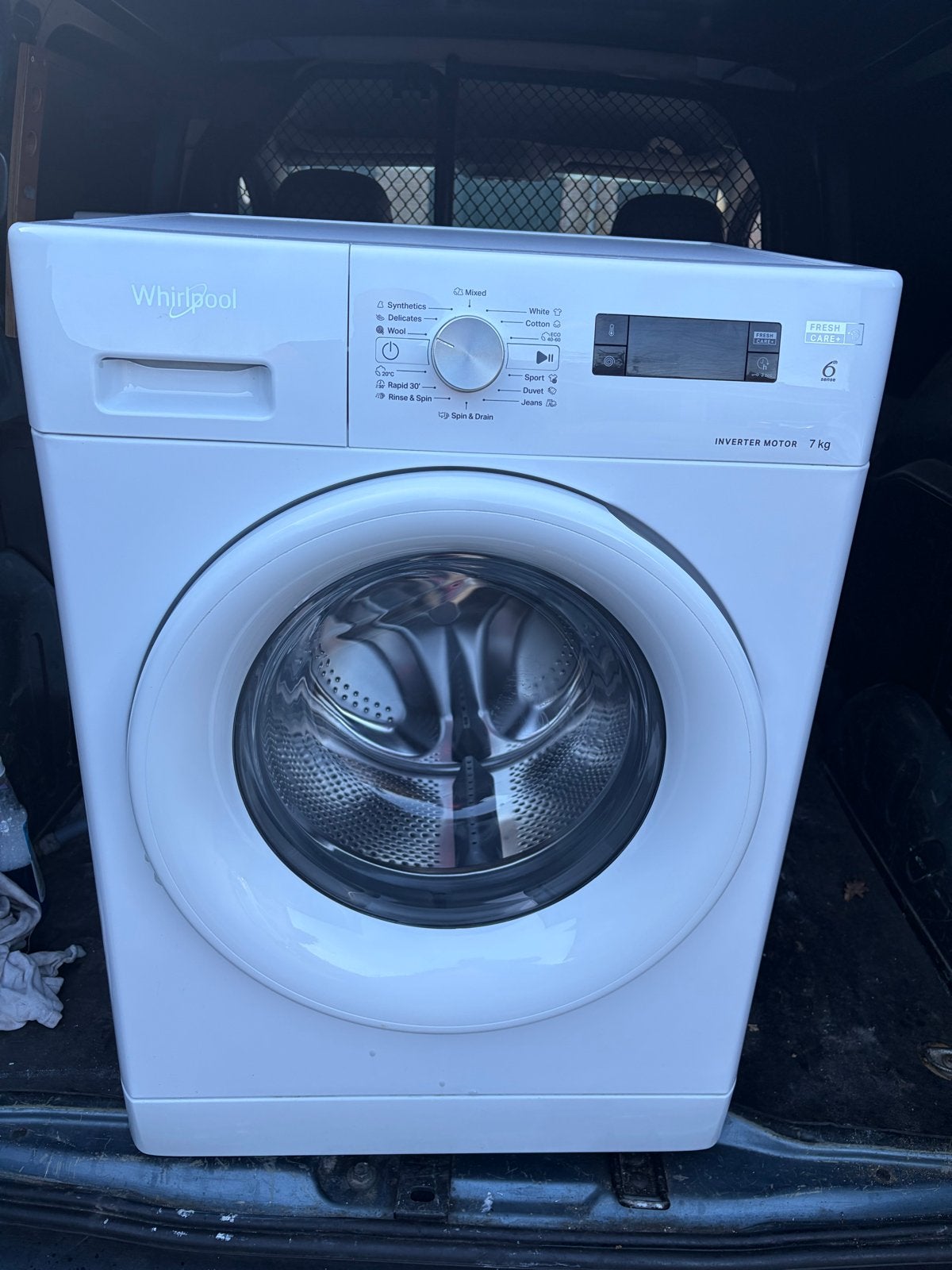 Whirlpool Wasmachine 7 kg Inverter Motor - Zo goed als nieuw, Ophalen, Zo goed als nieuw, Voorlader, Kort programma